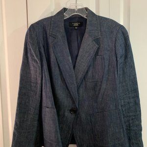 Talbots Plus Petite Blazer - Linen - Size 14WP (Women's Plus Petite)